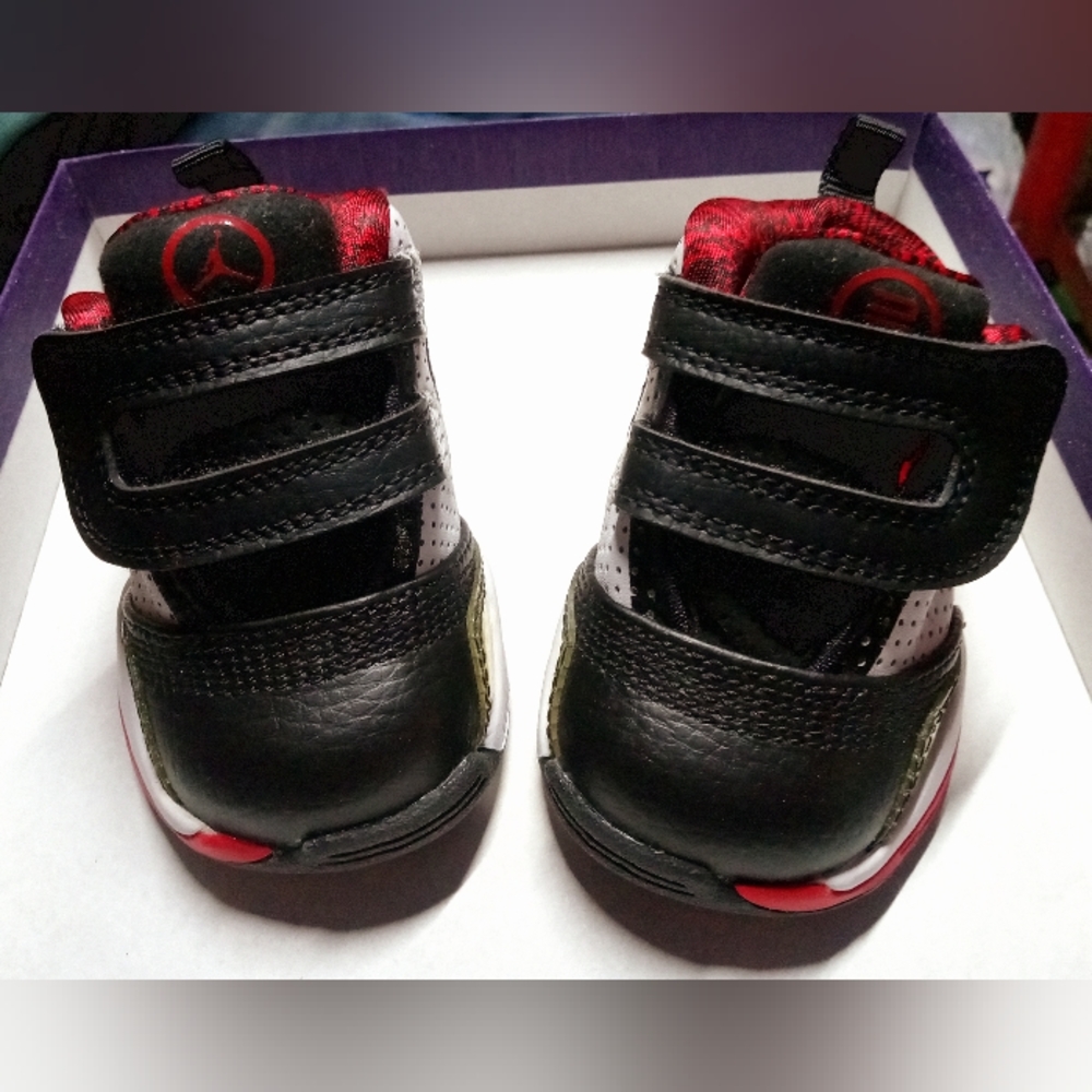 Nike Air Jordan 12 Retro TD 850000110 White Black Red Toddler Baby Size 2C